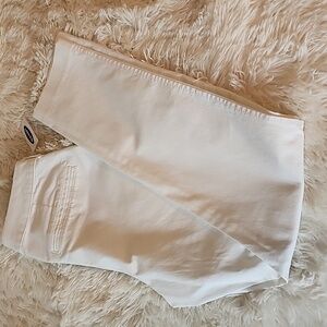 Old Navy Pixie Mid Rise Women's White Jeans Brand New Size 2